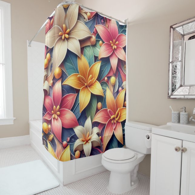 Cortina Para Box Shower curtain (In Situ)