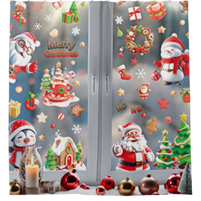 Cortina Para Box Shower curtain (Frente)