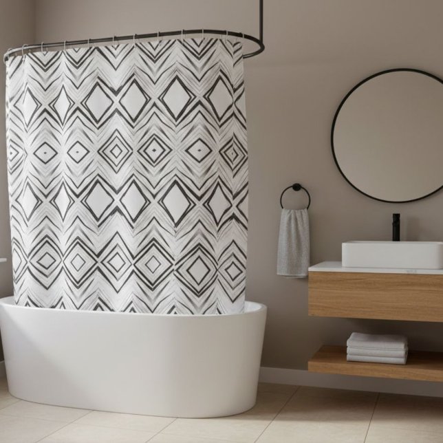 Cortina Para Box Shower curtain for contemporary bathroom (Criador carregado)