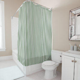Cortina Para Box Shower Curtain - Forest Green Pattern