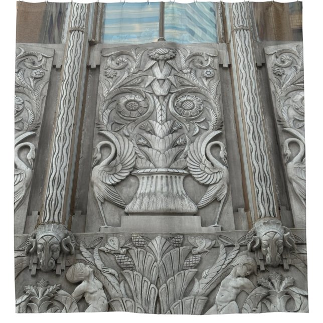 Cortina Para Box Shower Curtain - Rams & Cherubs (Frente)