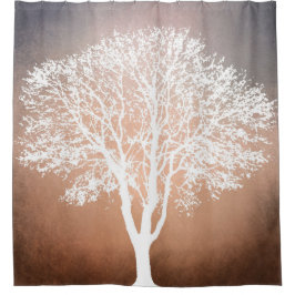 Cortina Para Box Silhueta de árvore Design 204