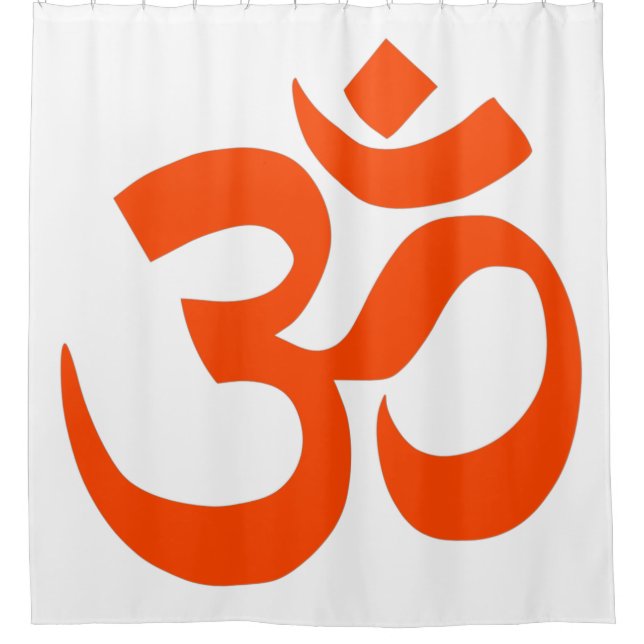 Cortina Para Box Símbolo Om Indiano (Frente)