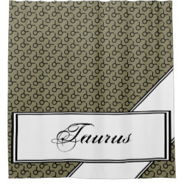 Cortina Para Box Símbolo Zodíaco de Touro Padrão por Kenneth Yoncic