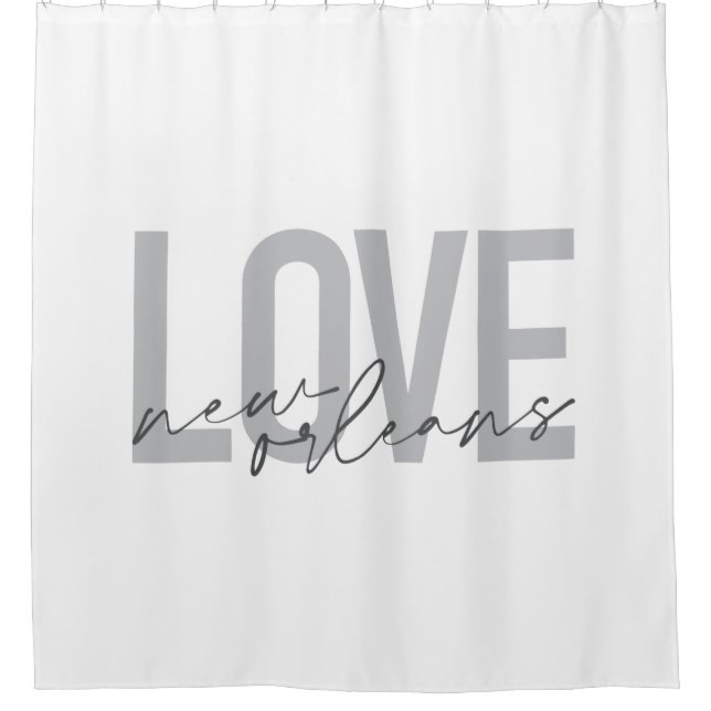 Cortina Para Box Simples, urbano, moderno e legal design amando Nov (Frente)