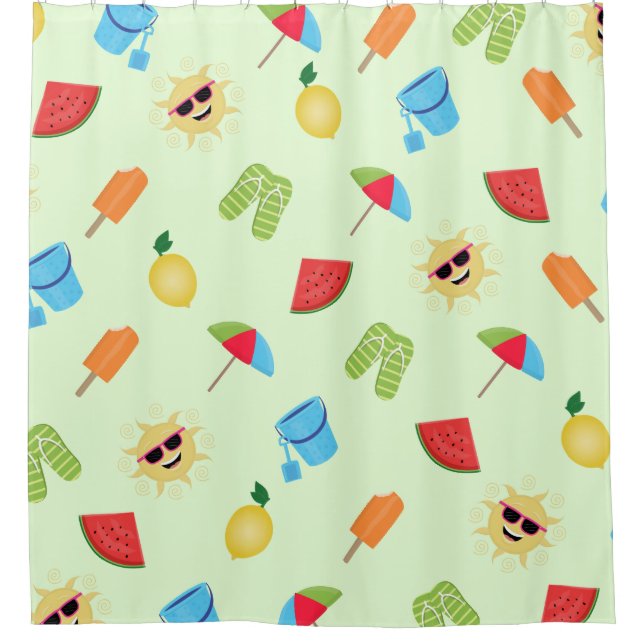 Cortina Para Box Simplesmente Verão (Frente)