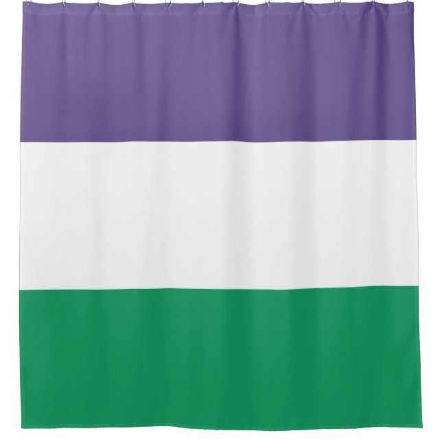 Cortina Para Box Sinalizador Suffragette (Frente)