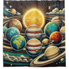 Cortina Para Box Sistema Solar