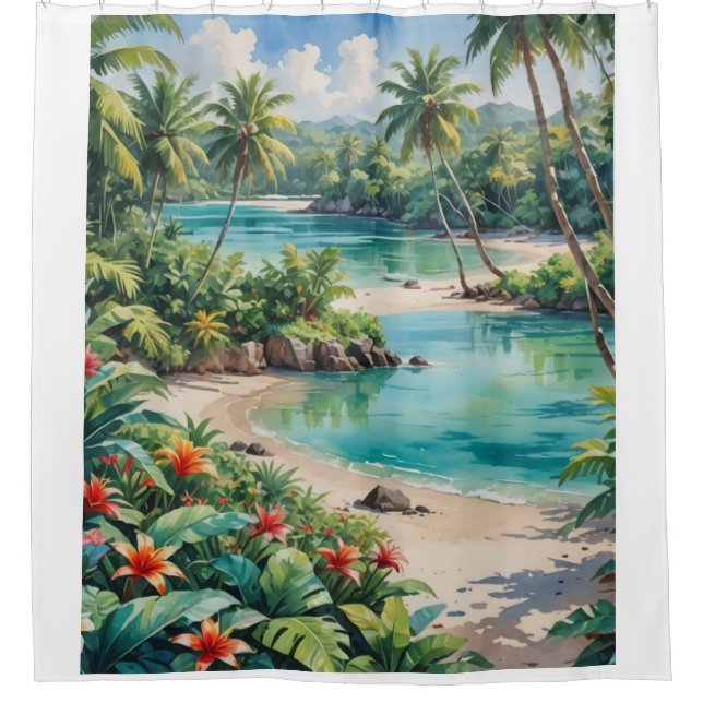 Cortina Para Box Site de mergulho oculto (Frente)