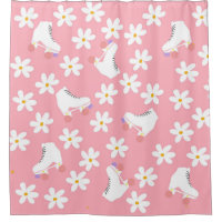 Skates com cilindro cor-de-rosa Floral Entalhe-se