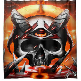 Cortina Para Box Skull Eye Joe