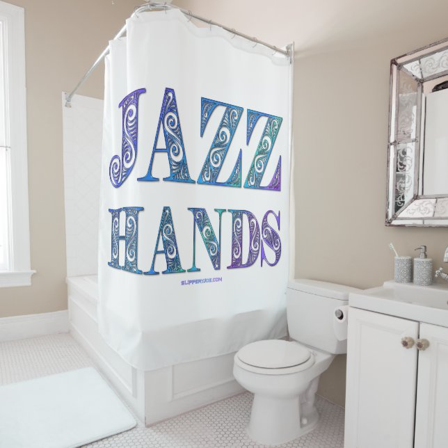Cortina Para Box SlipperyJoe's musical da Broadway Jazz Hands queer (In Situ)