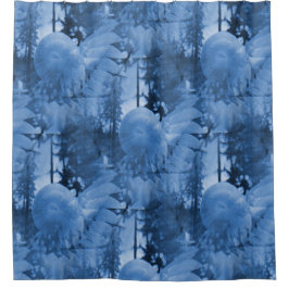 Cortina Para Box Snow flowers.....