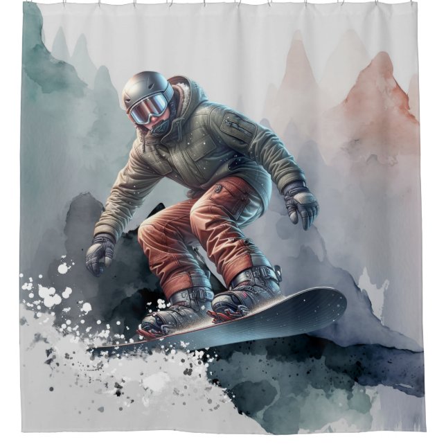 Cortina Para Box Snowboarder (Frente)