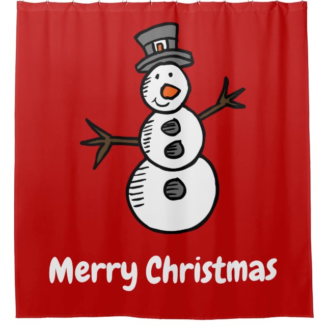Cortina Para Box Snowman (Frente)