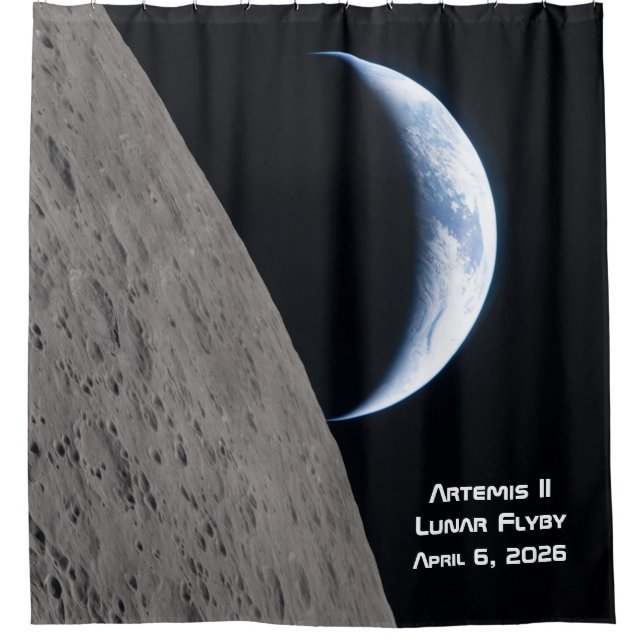 Cortina Para Box Sobrevoo Lunar Artemis II (Frente)