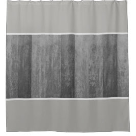 Cortina Para Box Sombras de Cinza com risca