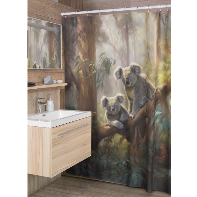 Cortina Para Box Sonhos da Floresta de Koala (Criador carregado)