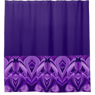 Cortina Para Box Sonhos de Flor Roxo