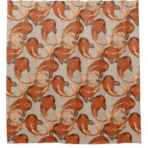 Cortina Para Box sopa de peixe paisley