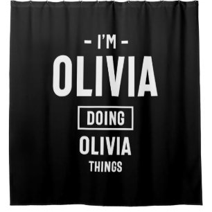 Cortina Para Box Sou Olivia Fazendo Olivia Coisas T-Shirt Novelty H