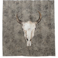 South-West Rustic Ranch Skull Marrom Salpico