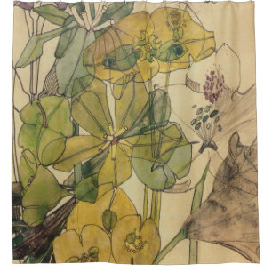 Cortina Para Box Spurar Com Yham Flowers Charles Rennie Mackintosh