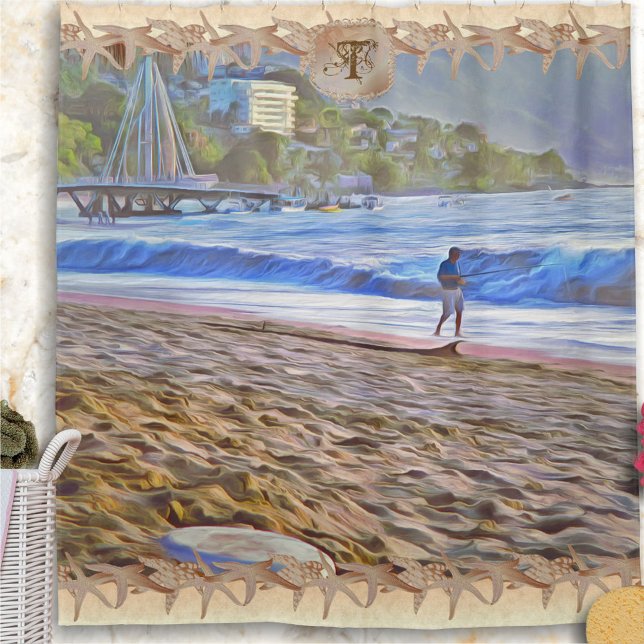 Cortina Para Box Starfish Los Muertos Beach 786 (Criador carregado)