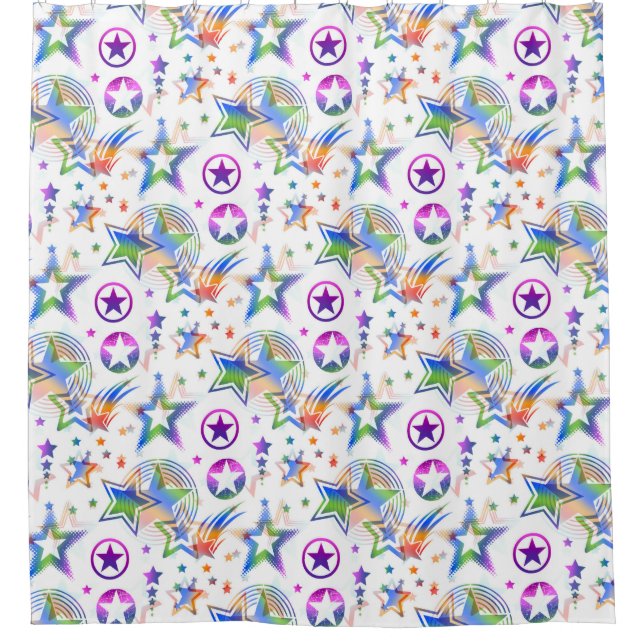 Cortina Para Box Stars Tattoo um padrão perfeito + suas ideias (Frente)