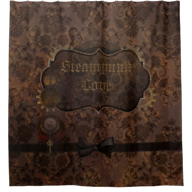 Cortina Para Box Steampunk Love 2 (Frente)