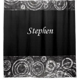 Cortina Para Box Stephen Black White showcortain