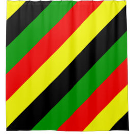 Cortina Para Box Stripes Afrocêntricas