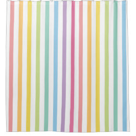 Cortina Para Box Stripes Arco-Íris Pastel