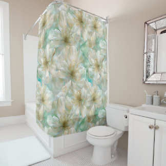 Cortina Para Box Stunning Green Luxury Pearl Floral