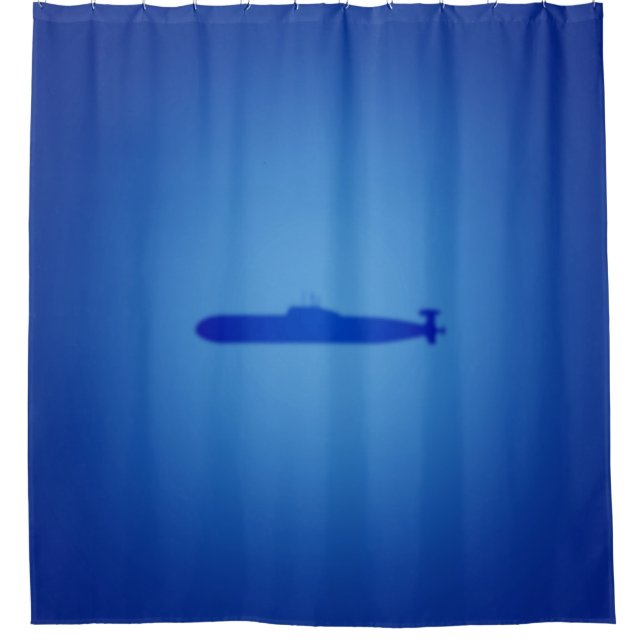 Cortina Para Box Submarino azul (Frente)