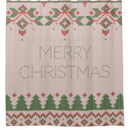 Cortina Para Box Suéter de Natal Feio