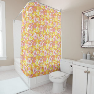 Cortina Para Box Summer Daisies Shower Curtain