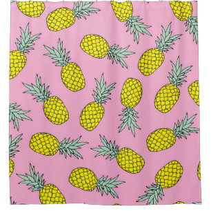 Cortina Para Box Summer Pineapple: Vintage Fruit Toss