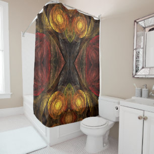Cortina Para Box Sun Flower Floral Moderna Abstrato Art