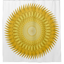 Sun Mandala em amarelo