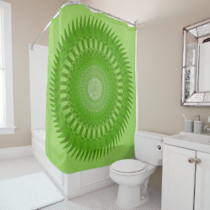 Cortina Para Box Sun Mandala verde