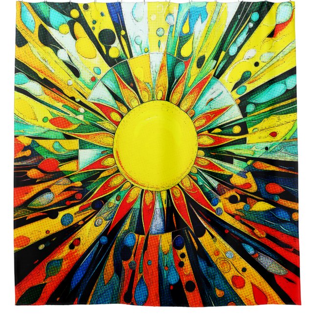 Cortina Para Box Sun na Abstrato 910 (Frente)