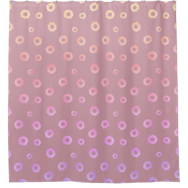Cortina Para Box Sunflower Pattern Shower Curtain (Frente)
