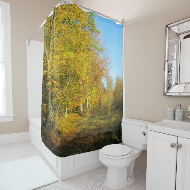 Cortina Para Box Sunny Autumn Walk - Personalizado (In Situ)
