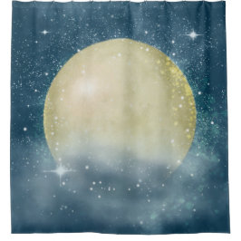 Cortina Para Box Super Moon - Shower Curtain