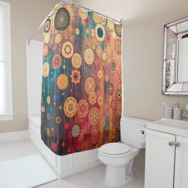 Cortina Para Box Suspenso Dourado (In Situ)