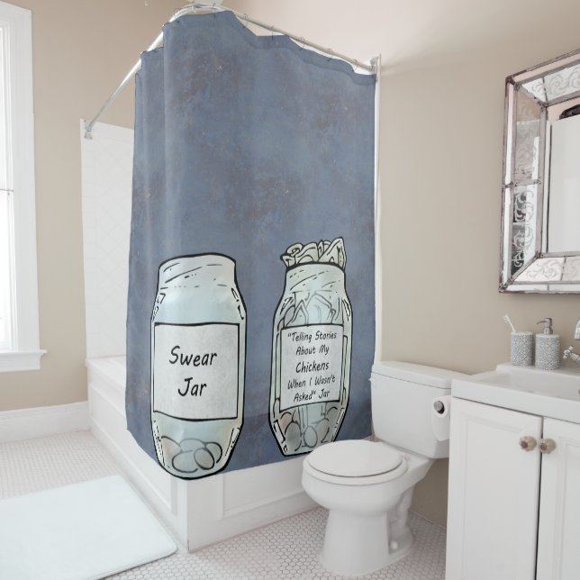 Cortina Para Box Swear Jar e Chicken Jar (In Situ)