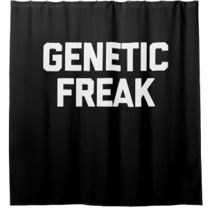 Cortina Para Box T-Shirt Genético Freak Engraçado Dizendo