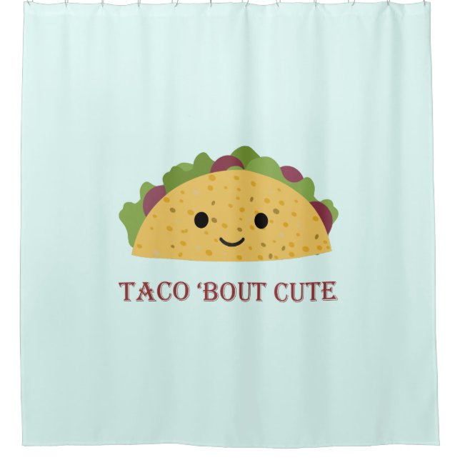 Cortina Para Box Taco Bout Cute Kawaii Taco (Frente)