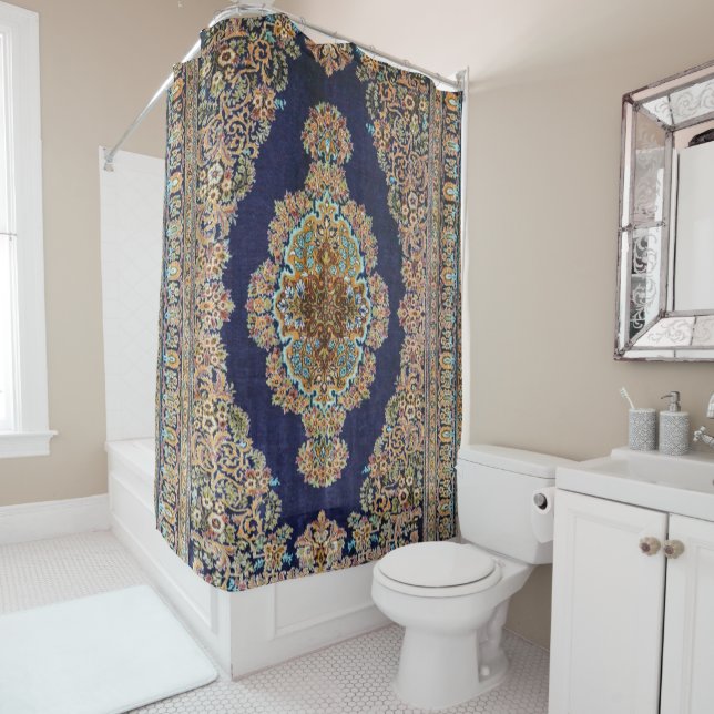 Cortina Para Box Tapete Oriental Rug Killim (In Situ)